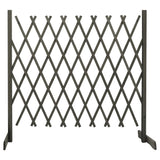 Vidaxl tuinlatwerk 180x100 cm massief vurenhout grijs