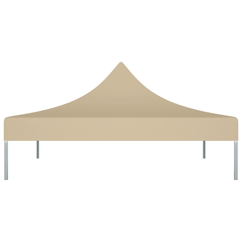 Vidaxl partytentdak 270 g m² 3x3 m beige