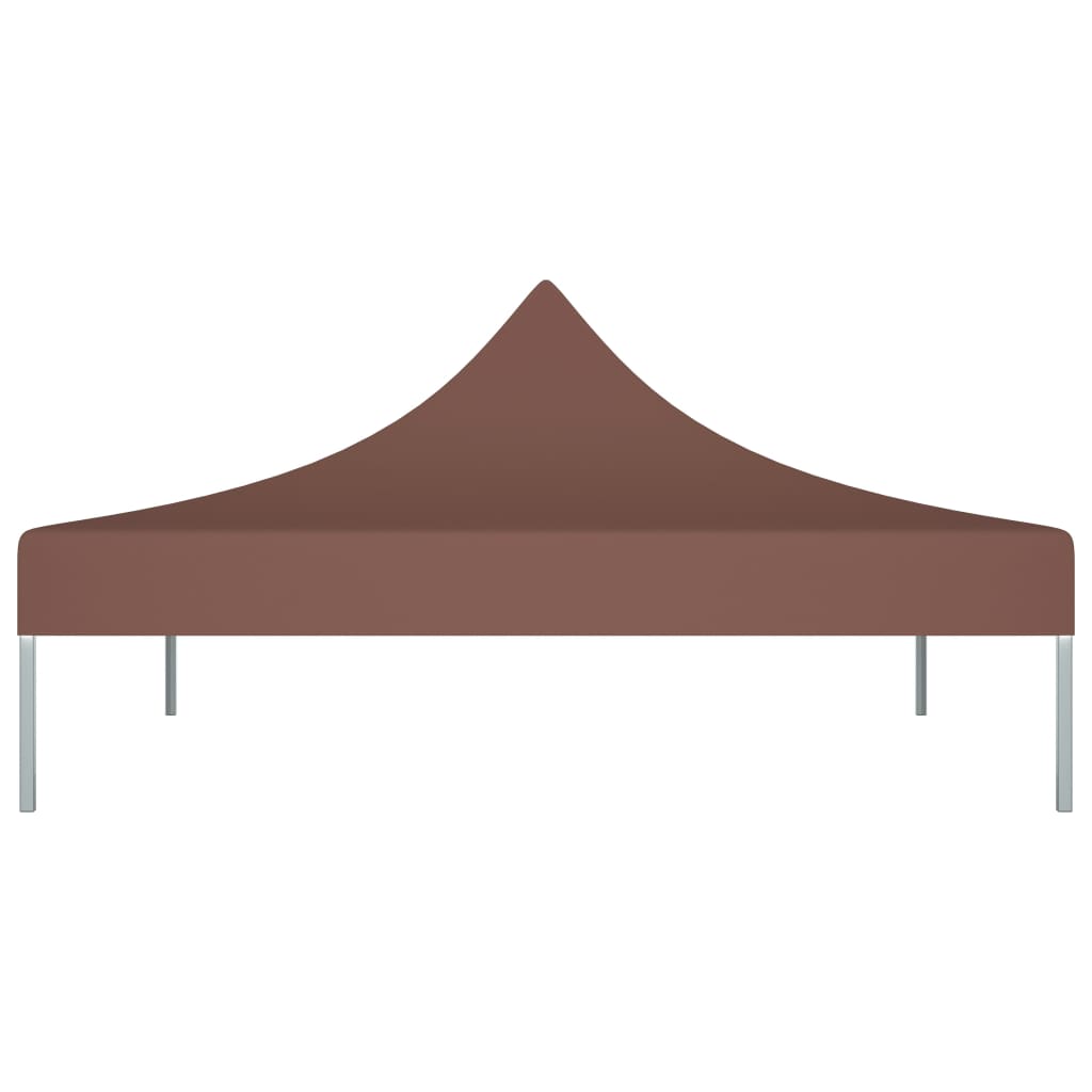 Vidaxl partytentdak 270 g m² 3x3 m bruin
