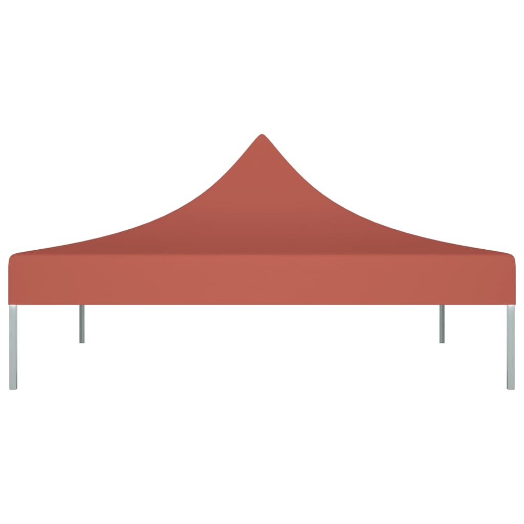 Vidaxl partytentdak 270 g m² 3x3 m terracotta