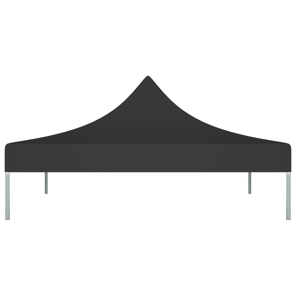 Vidaxl partytentdak 270 g m² 3x3 m zwart