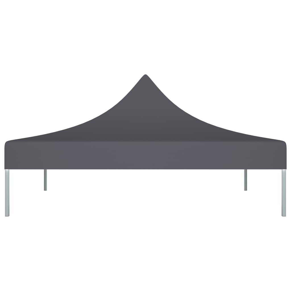 Vidaxl partytentdak 270 g m² 2x2 m antraciet