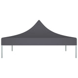 Vidaxl partytentdak 270 g m² 2x2 m antraciet