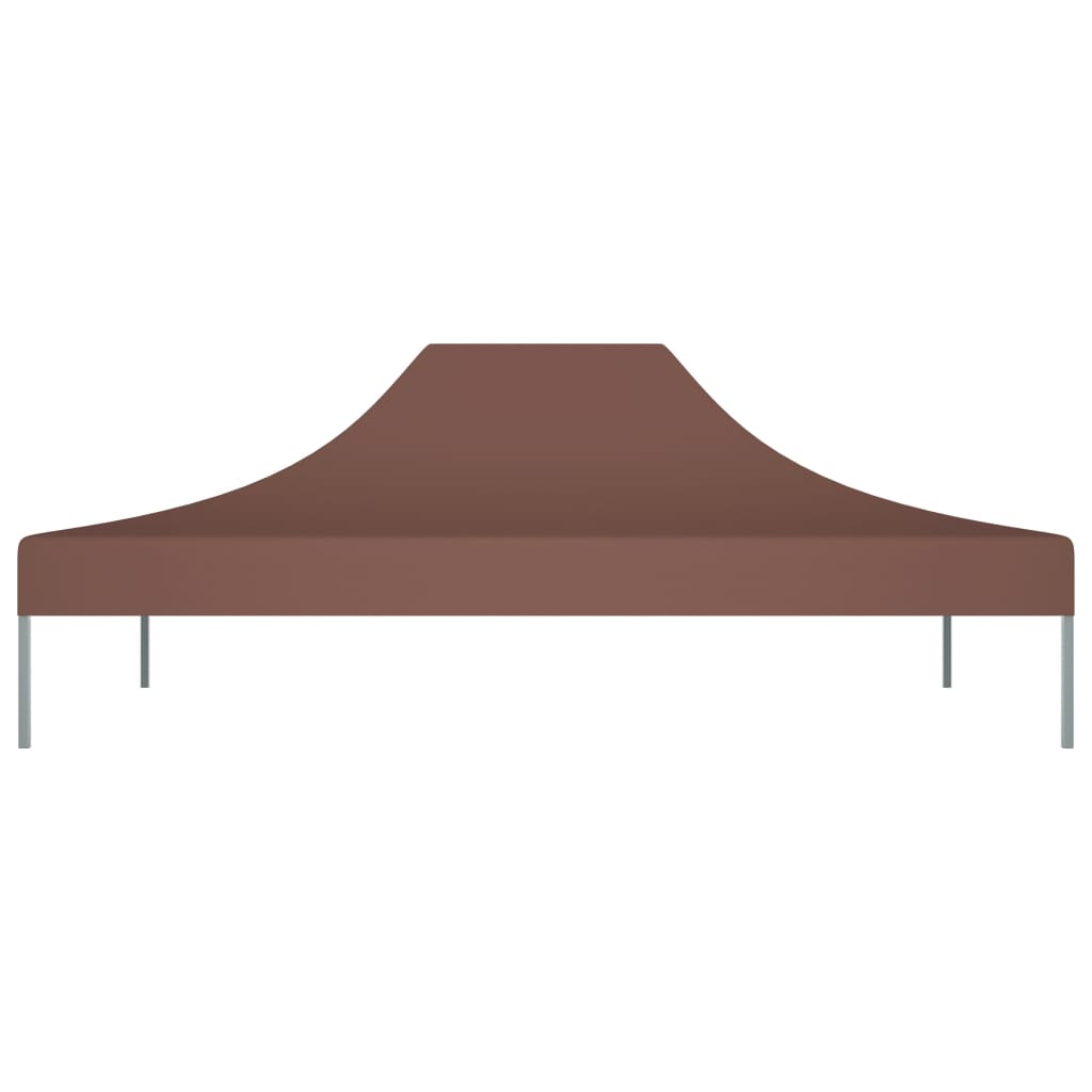 Vidaxl partytentdak 270 g m² 4x3 m bruin