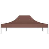 Vidaxl partytentdak 270 g m² 4x3 m bruin