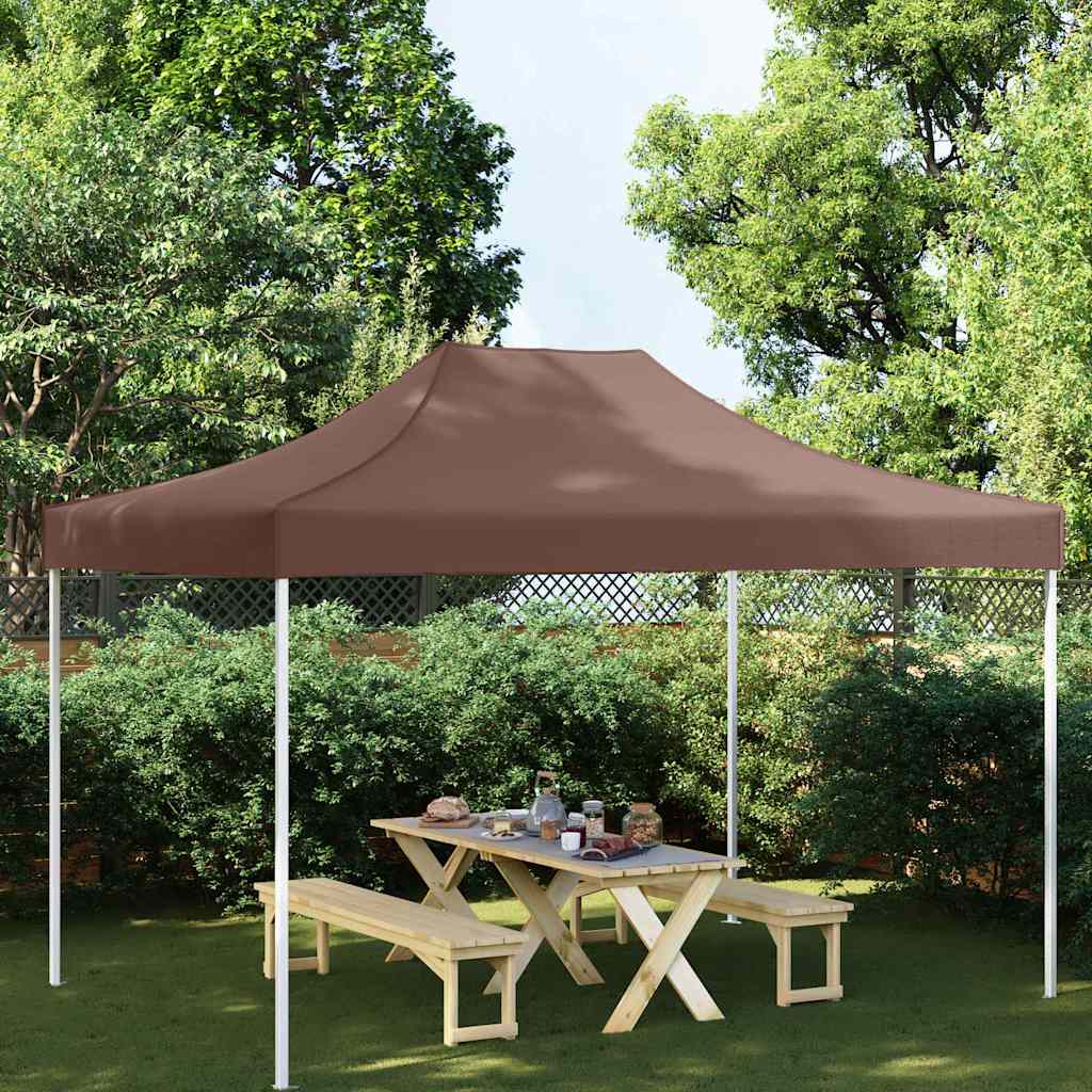 Vidaxl partytentdak 270 g m² 4x3 m bruin