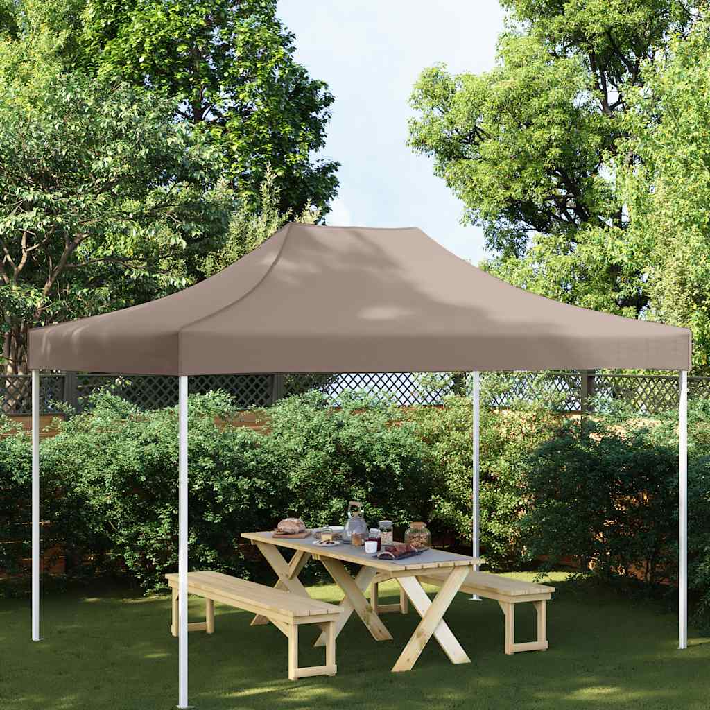 Vidaxl partytentdak 270 g m² 4,5x3 m taupe