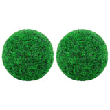 Vidaxl kunstbuxusbollen 2 st 27 cm