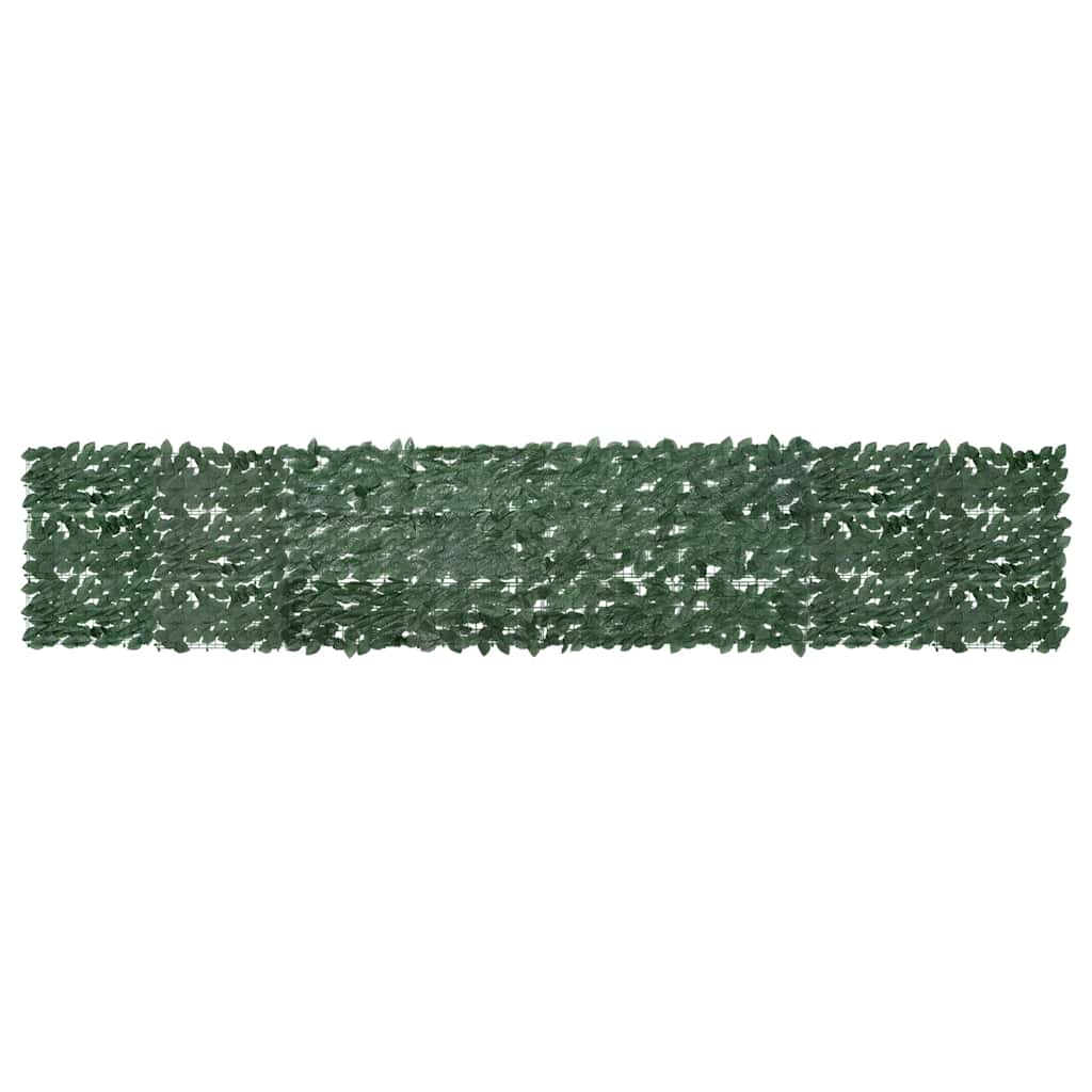 Vidaxl balkonscherm met donkergroene bladeren 400x75 cm