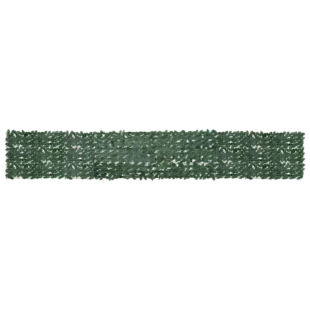 Vidaxl balkonscherm met donkergroene bladeren 500x75 cm