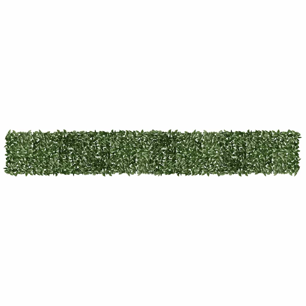 Vidaxl balkonscherm met donkergroene bladeren 500x75 cm