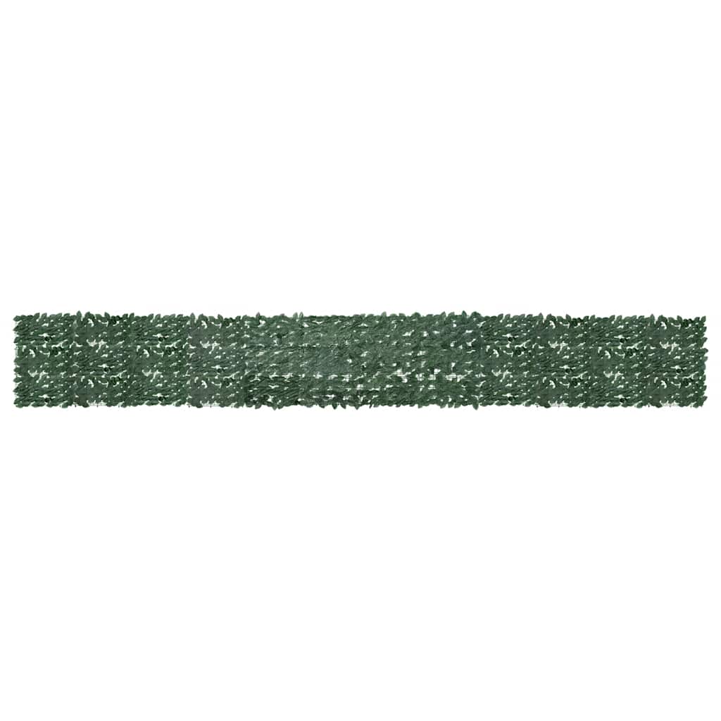 Vidaxl balkonscherm met donkergroene bladeren 600x75 cm