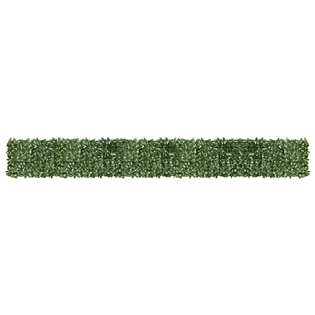 Vidaxl balkonscherm met donkergroene bladeren 600x75 cm