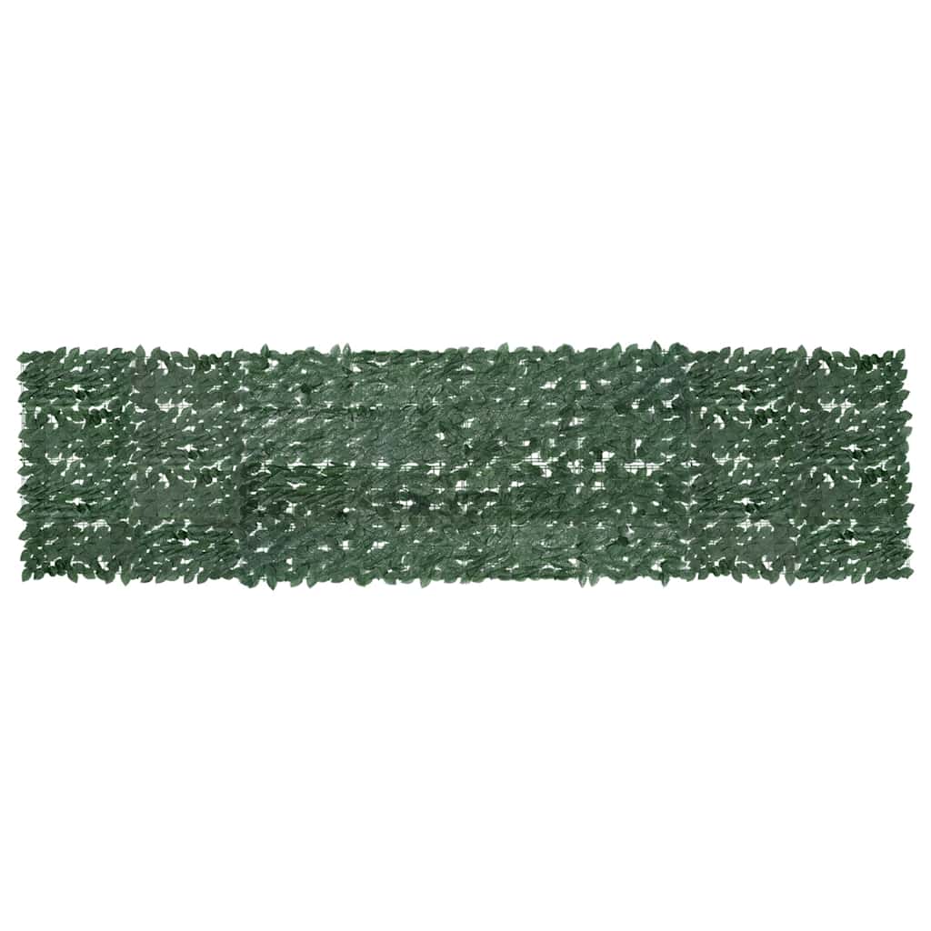 Vidaxl balkonscherm met donkergroene bladeren 400x100 cm