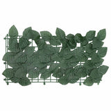 Vidaxl balkonscherm met donkergroene bladeren 400x100 cm