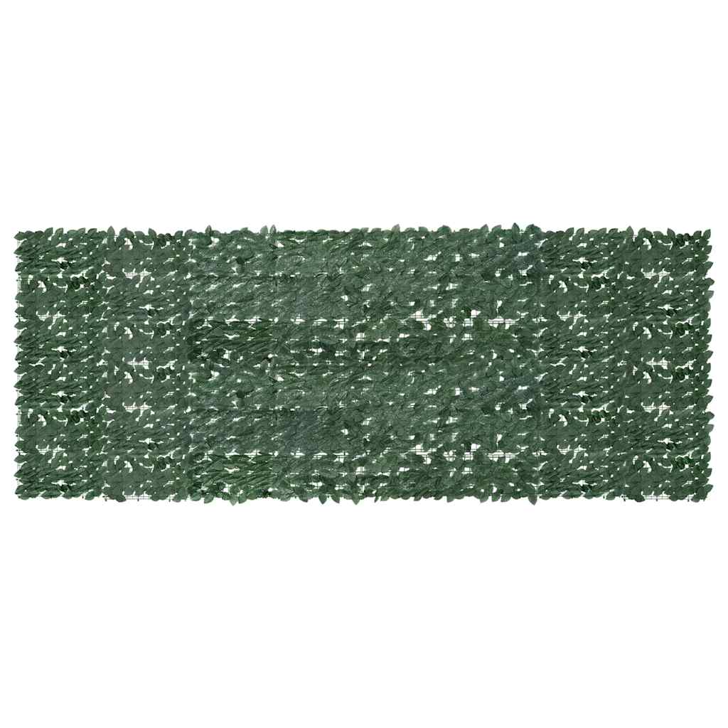 Vidaxl balkonscherm met donkergroene bladeren 400x150 cm