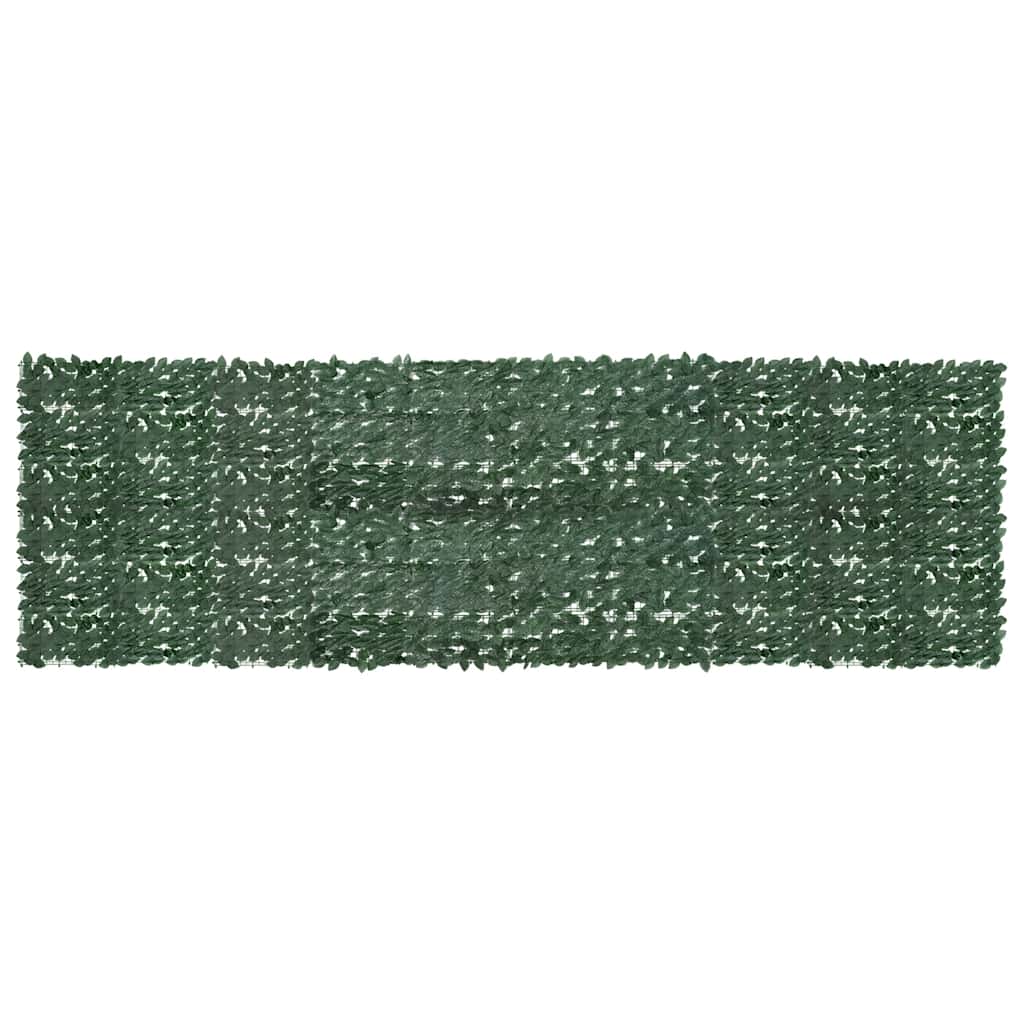 Vidaxl balkonscherm met donkergroene bladeren 500x150 cm