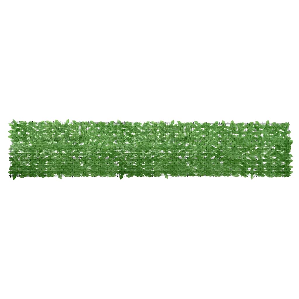 Vidaxl balkonscherm met groene bladeren 400x75 cm