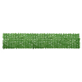 Vidaxl balkonscherm met groene bladeren 400x75 cm