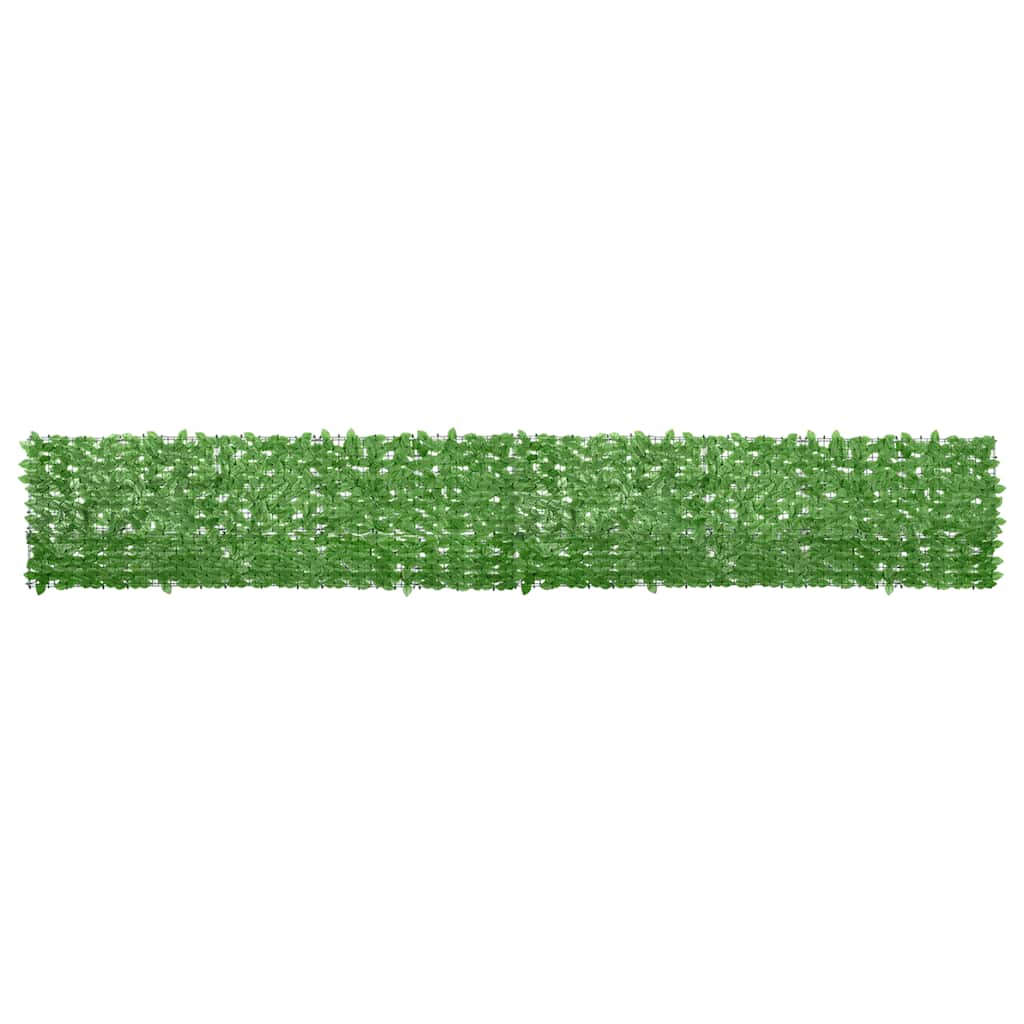Vidaxl balkonscherm met groene bladeren 500x75 cm