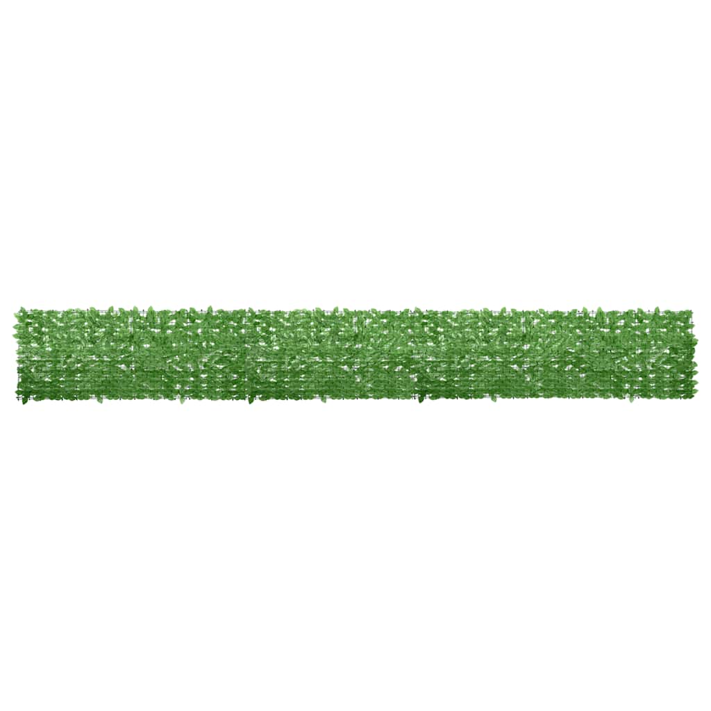 Vidaxl balkonscherm met groene bladeren 600x75 cm