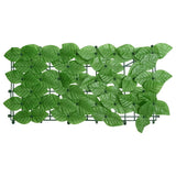 Vidaxl balkonscherm met groene bladeren 300x100 cm