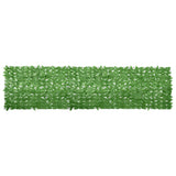Vidaxl balkonscherm met groene bladeren 400x100 cm