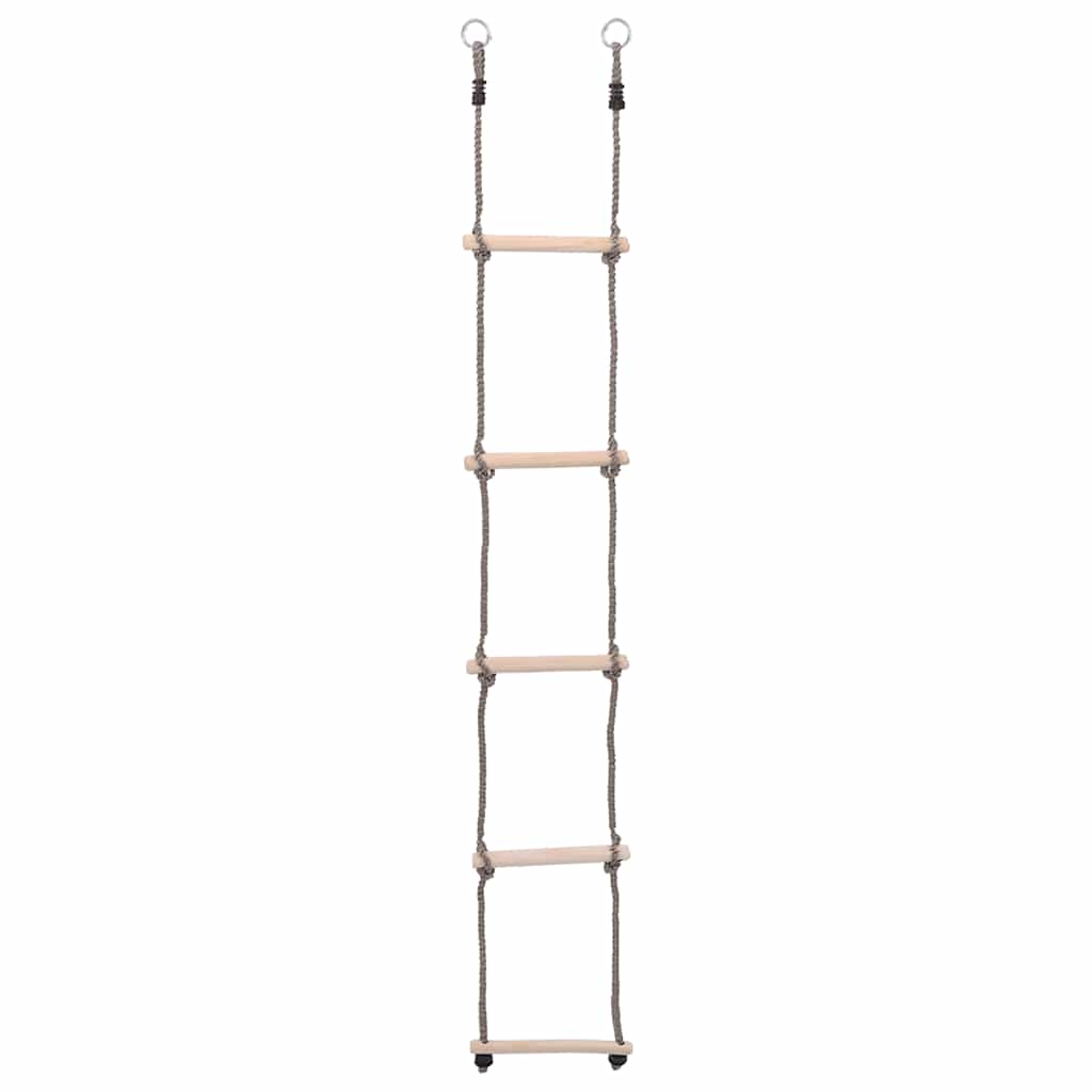 Vidaxl ladder met 5 sporten 210 cm massief grenenhout