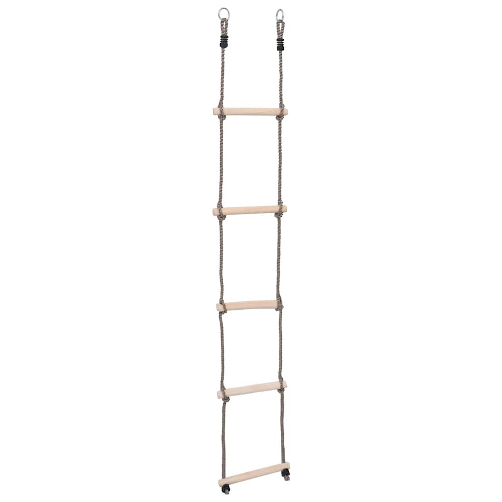 Vidaxl ladder met 5 sporten 210 cm massief grenenhout
