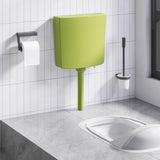 Vidaxl toiletstortbak met watertoevoer onderin 3 6 l olijfgroen