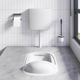 Vidaxl toiletstortbak met watertoevoer onderin 3 6 l grijs
