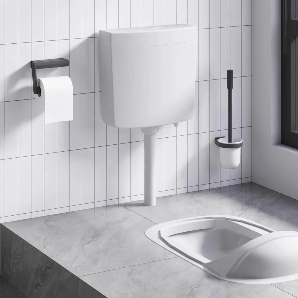 Vidaxl toiletstortbak met watertoevoer onderin 3 6 l grijs