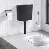 Vidaxl toiletstortbak met watertoevoer onderin 3 6 l zwart