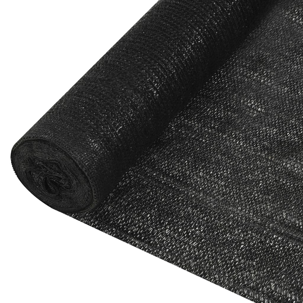Vidaxl privacynet 195 g m² 1,5x10 m hdpe zwart
