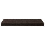 Vidaxl trapmatten 15 st 65x21x4 cm naaldvilt bruin