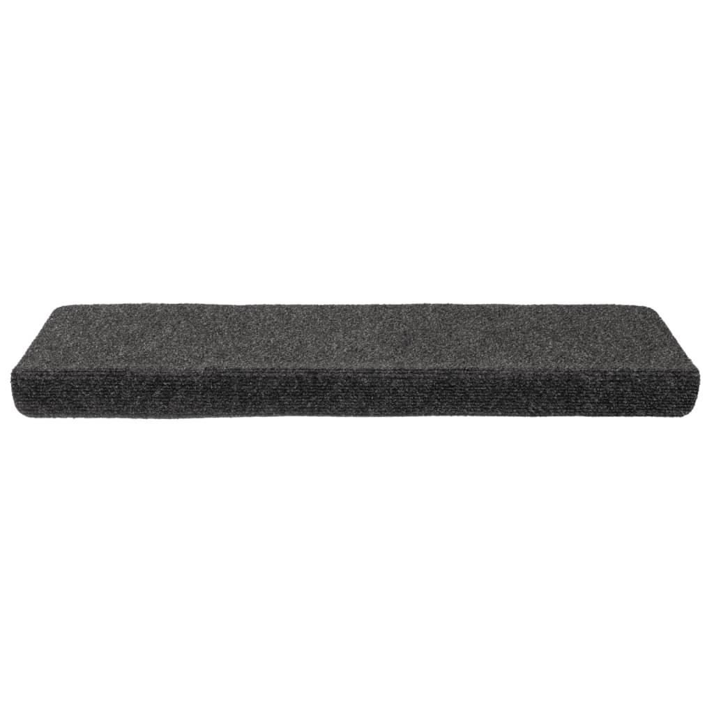 Vidaxl trapmatten 5 st 65x21x4 cm naaldvilt antracietkleurig