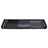 Vidaxl trapmatten zelfklevend 15 st 65x21x4 cm zwart en grijs