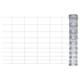 Vidaxl hek 50x1,5m gegalvaniseerd staal zilverkleurig