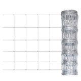 Vidaxl hek 50x1,5m gegalvaniseerd staal zilverkleurig
