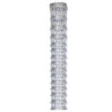 Vidaxl hek 50x1,6m gegalvaniseerd staal zilverkleurig