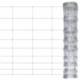 Vidaxl hek 50x1,2m gegalvaniseerd staal zilverkleurig