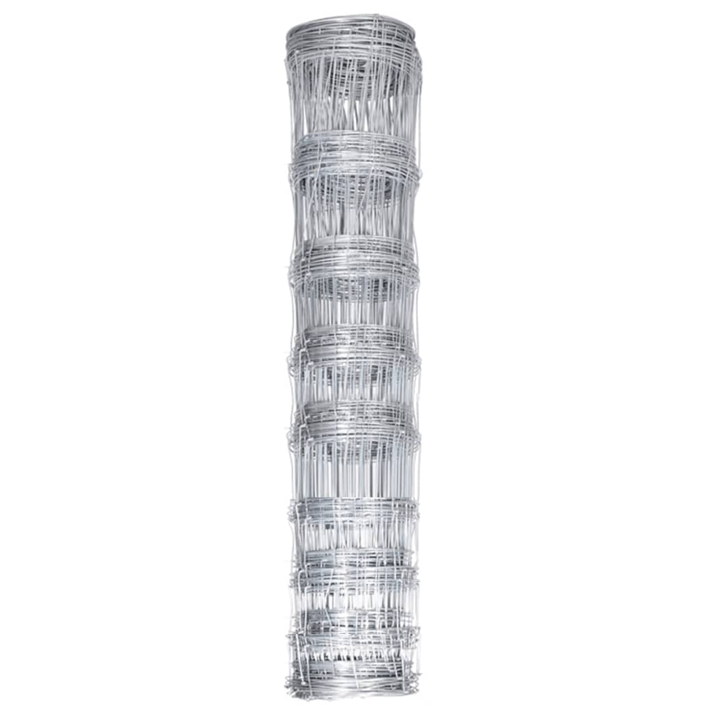 Vidaxl hek 50x1,2m gegalvaniseerd staal zilverkleurig