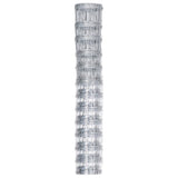 Vidaxl hek 50x1,25m gegalvaniseerd staal zilverkleurig