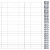 Vidaxl hek 50x1,25m gegalvaniseerd staal zilverkleurig