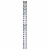 Vidaxl hek 50x1,25m gegalvaniseerd staal zilverkleurig