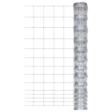 Vidaxl hek 50 m 150 cm gegalvaniseerd staal zilverkleurig