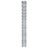 Vidaxl hek 50x1,6m gegalvaniseerd staal zilverkleurig