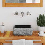 Vidaxl gootsteen 30x30x13 cm marmer zwart