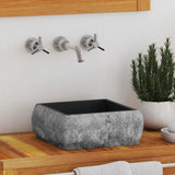 Vidaxl gootsteen 30x30x13 cm marmer zwart
