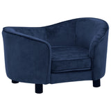 Vidaxl hondenbank 69x49x40 cm pluche blauw